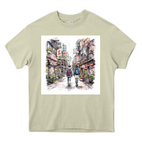 Mossy Japan Street Heavy Core Tee - Unal Design