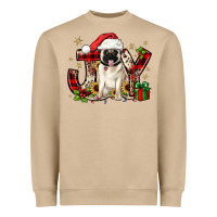Mushroom christmas joy pug Heavyweight Sweatshirt - JahusDesignShop
