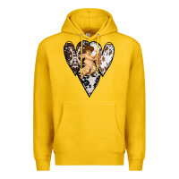 Lemon Country Cupid Valentine Cowhide Heart Premium Hoodie - Bettercallsaul