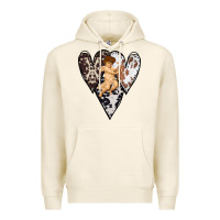 Tofu Country Cupid Valentine Cowhide Heart Premium Hoodie - Bettercallsaul