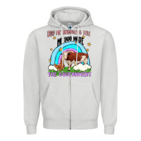 Dove Grey buy me animals Zipper Hoodie - MaliasSmallBusiness