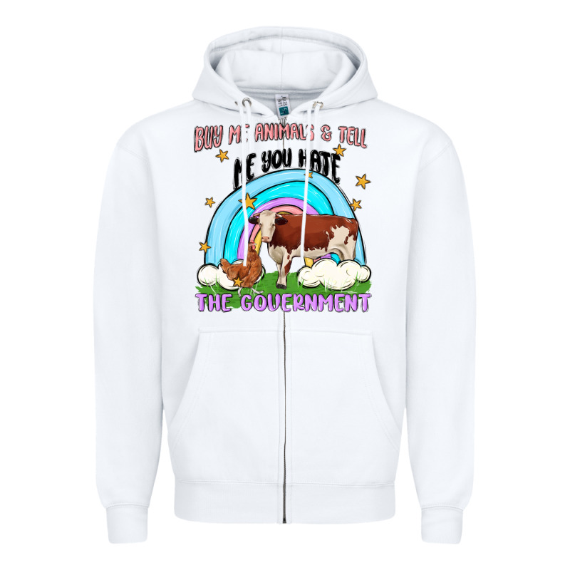 Buy Me Animals Zipper Hoodie by MaliasSmallBusiness | Teevron