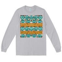 Moon Dust aztec cowhide seamless Long Sleeve Tee - AdoDesignShop