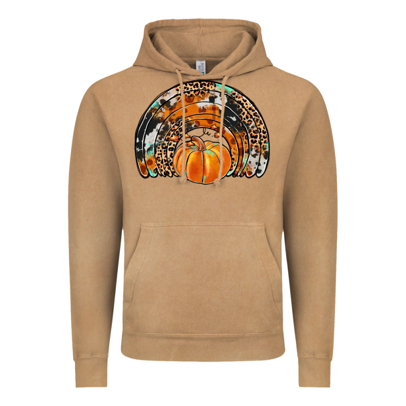 Western Pumpkin Fall Rainbow Vintage Hoodie by JahusDesignShop | Teevron