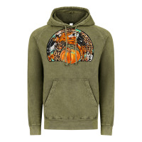 Vintage Olive western pumpkin fall rainbow Vintage Hoodie - JahusDesignShop