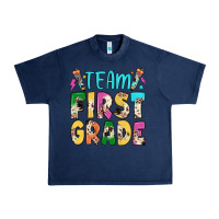 Navy team first grade Urban Heavy Tee - JahusDesignShop