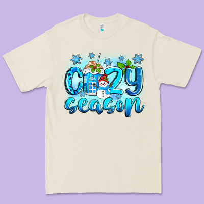 Cozy Season Winter Premium Tee Designed By Zillion Design Studio