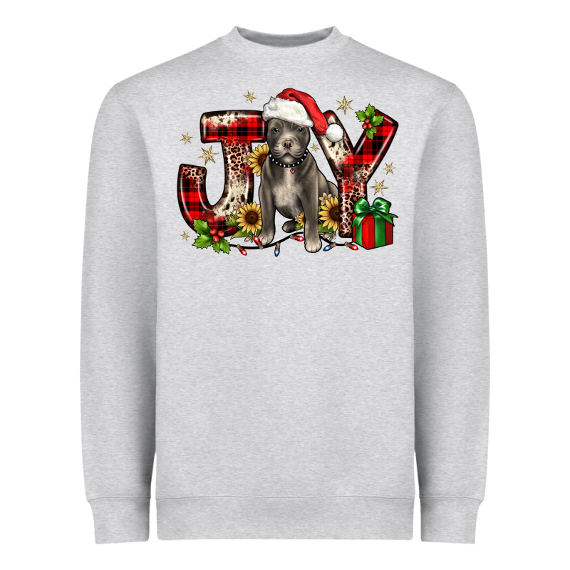 Christmas Joy Pitbull Heavyweight Sweatshirt by JahusDesignShop | Teevron
