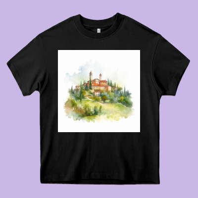 Italy Heavy Core Tee Designed By Unal Design