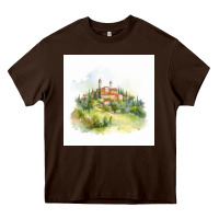 Chocolate Brown Italy Heavy Core Tee - Unal Design