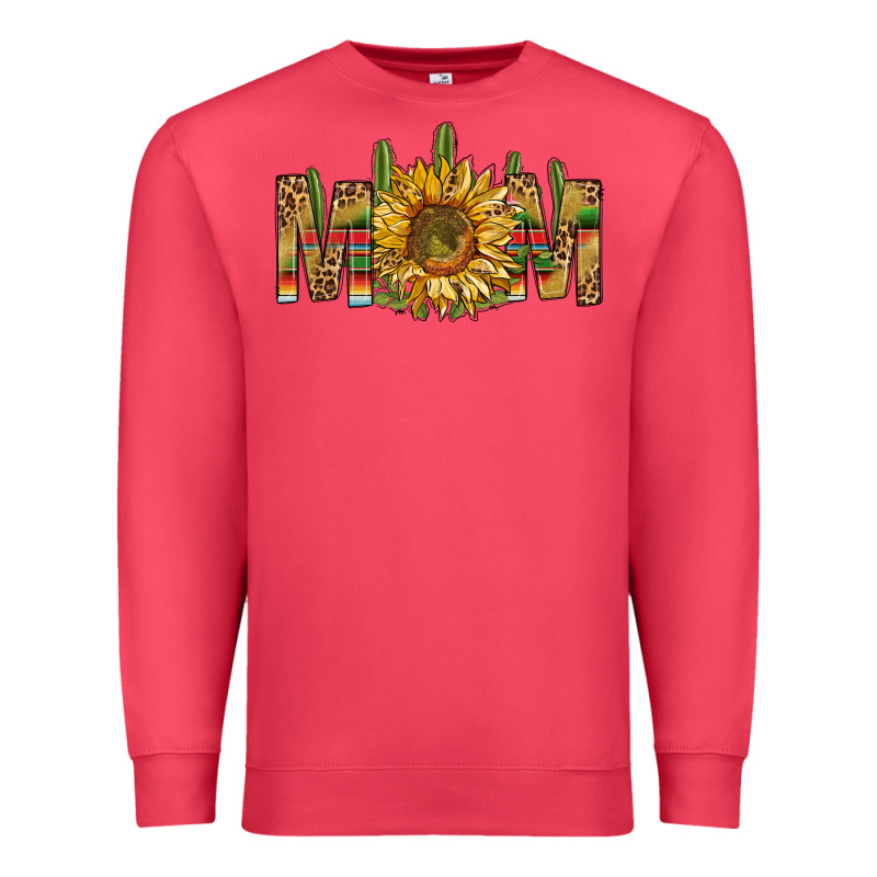 Western Mom With Sunflower Premium Sweatshirt by BundleAndBundleShop | Teevron