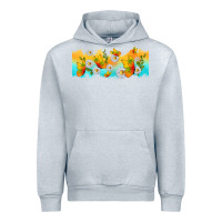 Heather Grey butterflies summer Urban Hoodie - TumblerDesignByShophia