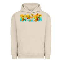 Pigment French Oak butterflies summer Urban Hoodie - TumblerDesignByShophia