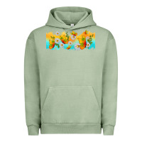 Pigment Oil Green butterflies summer Urban Hoodie - TumblerDesignByShophia