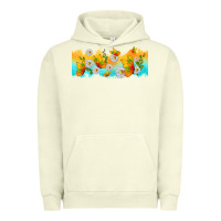 Pigment Pistachio butterflies summer Urban Hoodie - TumblerDesignByShophia