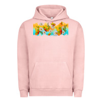 Pigment Salmon butterflies summer Urban Hoodie - TumblerDesignByShophia