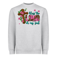 Heather Grey bless the lord oh my soul Heavyweight Sweatshirt - AdoDesignShop