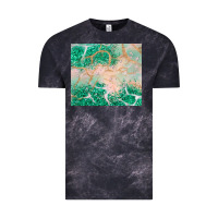 Cloud Black green glitter Vintage Tee - JahusDesignShop