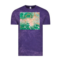 Cloud Purple green glitter Vintage Tee - JahusDesignShop