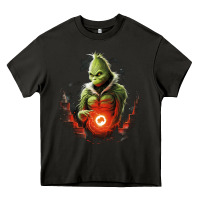 Asphalt Grinch Heavy Core Tee - Unal Design