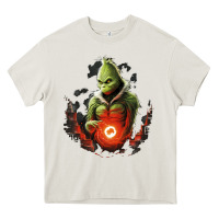 Cream Grinch Heavy Core Tee - Unal Design