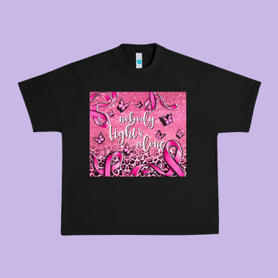Nobody Fights Alone Urban Heavy Tee Designed By Adodesignshop
