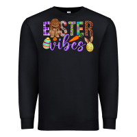 Black Easter Vibes Premium Sweatshirt - BundleAndBundleShop