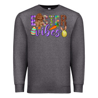 Charcoal Heather Easter Vibes Premium Sweatshirt - BundleAndBundleShop