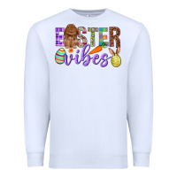 White Easter Vibes Premium Sweatshirt - BundleAndBundleShop