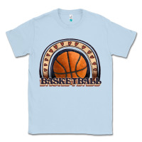 Dusty Blue basketball rainbow Classic Tee - JahusDesignShop