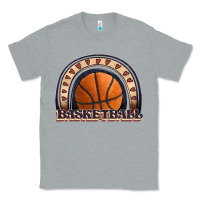 Heather Grey basketball rainbow Classic Tee - JahusDesignShop