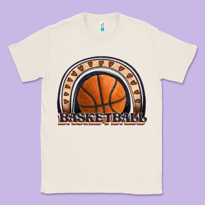 Basketball Rainbow Classic Tee Designed By Jahusdesignshop