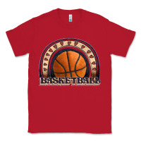 Red basketball rainbow Classic Tee - JahusDesignShop