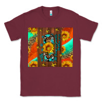 Burgundy with god all things are possible Classic Tee - AdoDesignShop