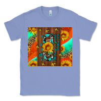 Colony Blue with god all things are possible Classic Tee - AdoDesignShop