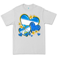 Dove Grey nicaragua hearts Premium Tee - texasbilliewilder