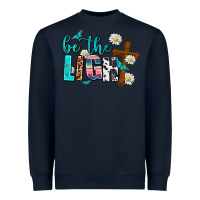 Navy be the light Heavyweight Sweatshirt - AdoDesignShop