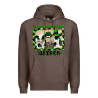 Coffee St Patricks Day Heifer Premium Hoodie - Bettercallsaul