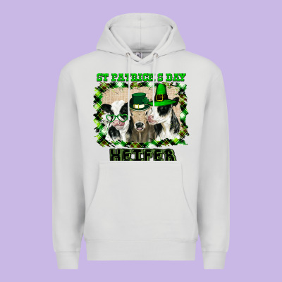 St Patricks Day Heifer Premium Hoodie Designed By Bettercallsaul