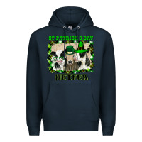 Navy St Patricks Day Heifer Premium Hoodie - Bettercallsaul