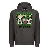 Smoke St Patricks Day Heifer Premium Hoodie - Bettercallsaul