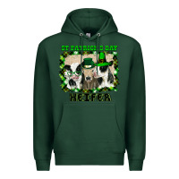 Sports Green St Patricks Day Heifer Premium Hoodie - Bettercallsaul