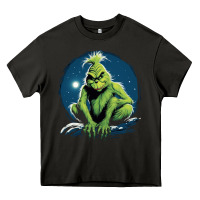 Asphalt Grinch Heavy Core Tee - Unal Design