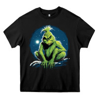 Black Grinch Heavy Core Tee - Unal Design