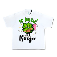 White so luckin boujee Urban Heavy Tee - Artiststas