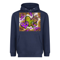 Mardi Gras Hearts Tumbler Bbs Heavyweight Hoodie | Teevron
