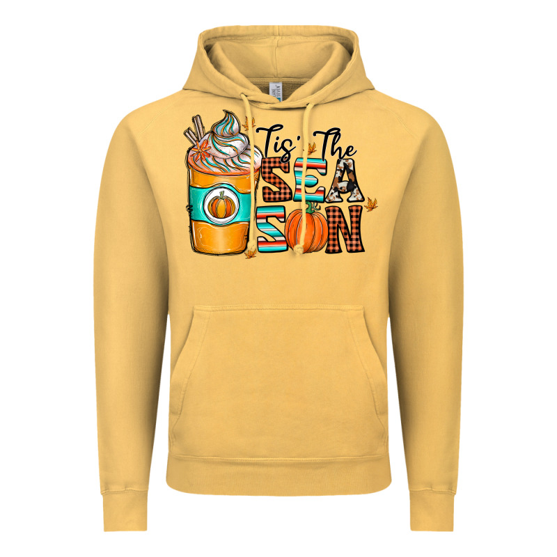 Tis The Sea Son Vintage Hoodie by CowhideDigitalArt | Teevron