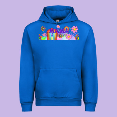 Boho Retro Floral Mama Urban Hoodie Designed By Tumblerdesignbyshophia