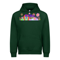 Forest Green boho retro floral mama Urban Hoodie - TumblerDesignByShophia