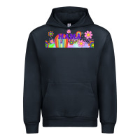 Navy boho retro floral mama Urban Hoodie - TumblerDesignByShophia